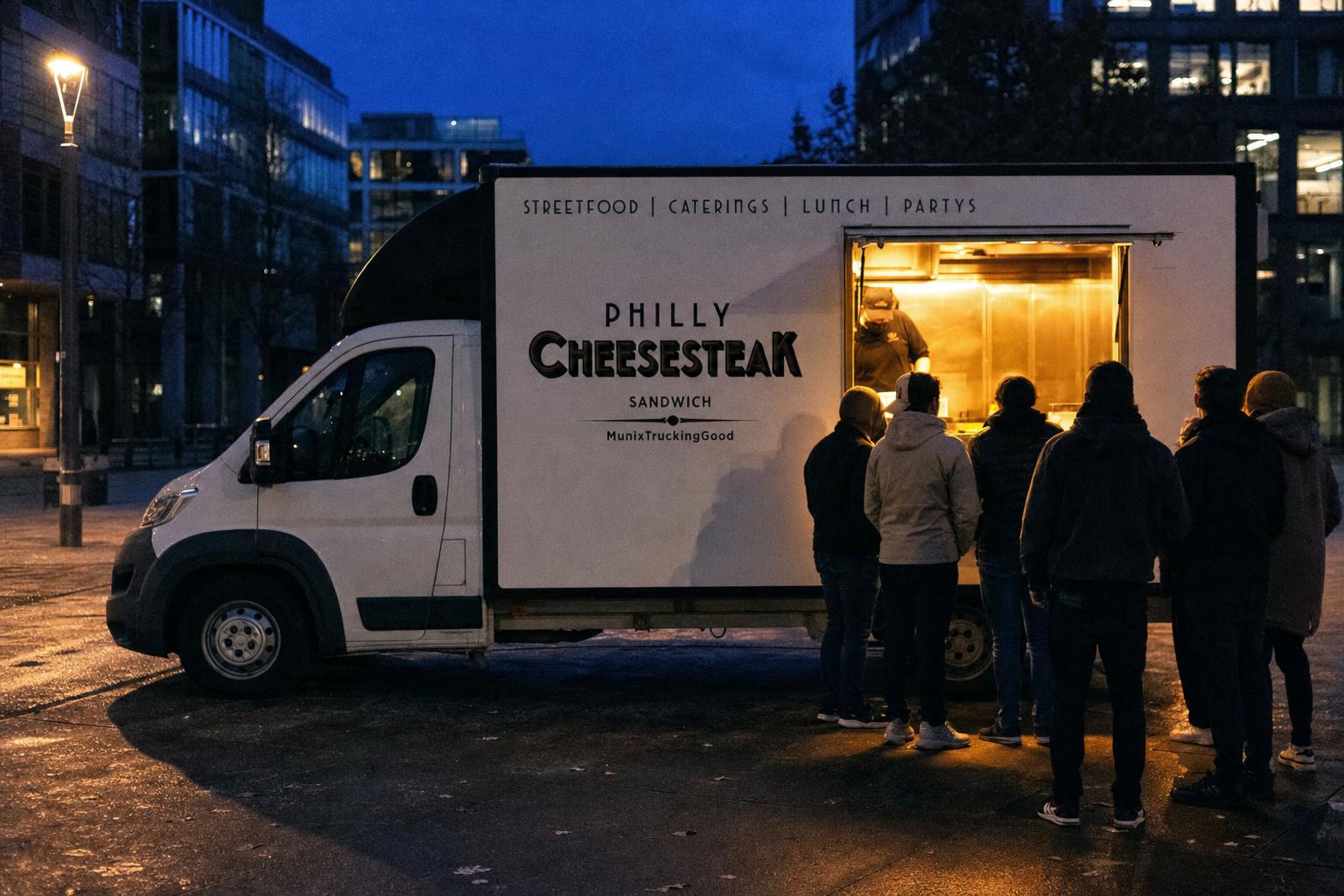 Abendservice mit dem Truck — Foodtruck Catering München